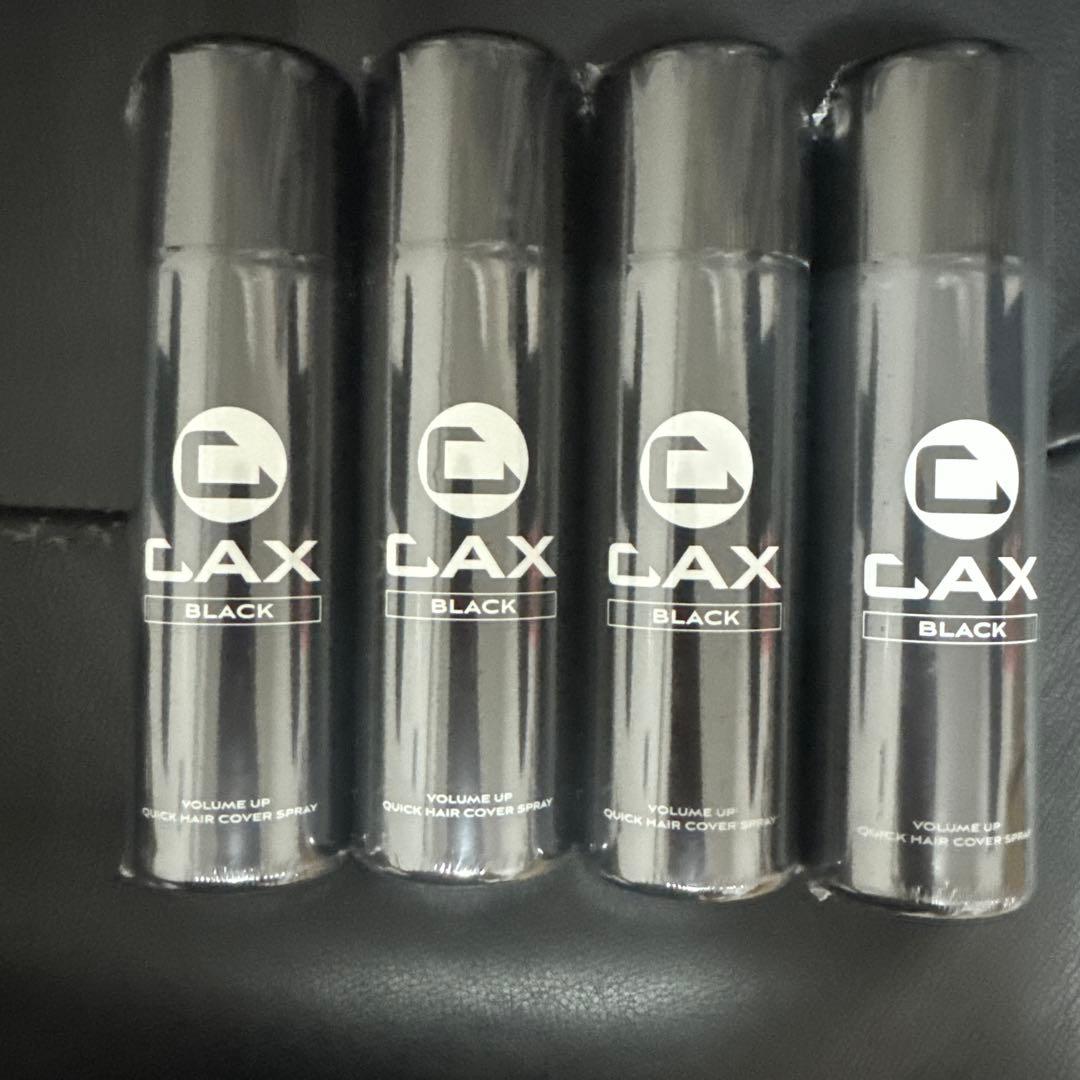 【新品未開封】100g CAX カックス ヘアスプレー ブラック 6本セット