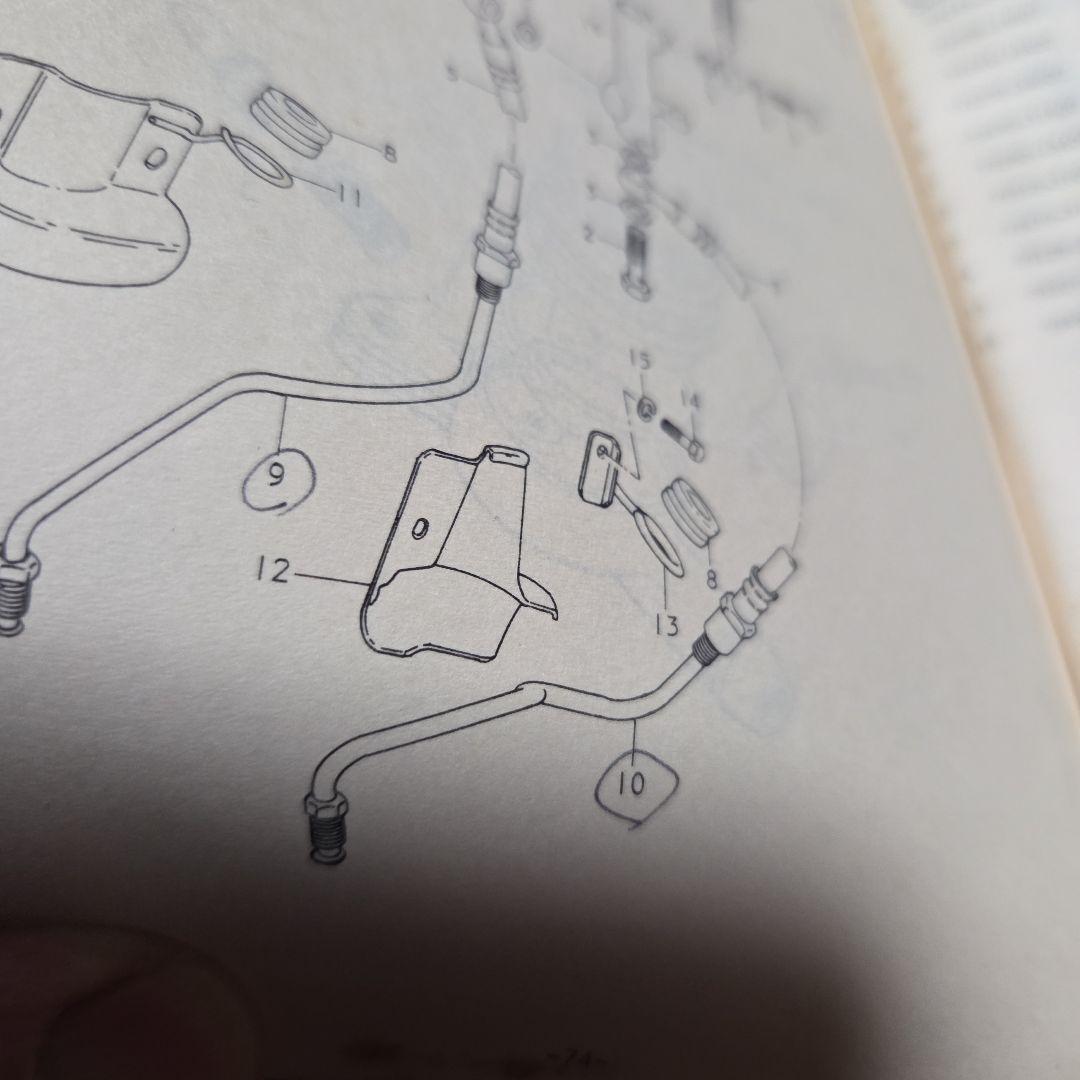 スズキ純正、左右ブレーキパイプGT750B1用