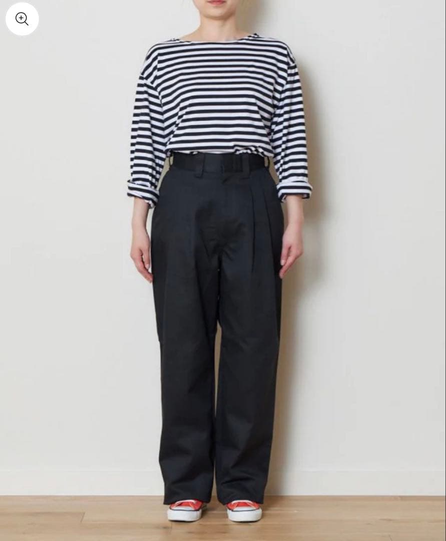 新品タグ付き！シンゾーン　トムボーイパンツ　黒　34 タックパンツ　スケーター