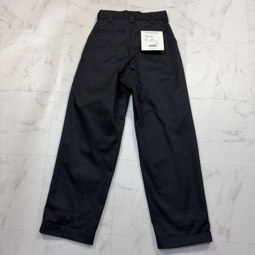新品タグ付き！シンゾーン　トムボーイパンツ　黒　34 タックパンツ　スケーター
