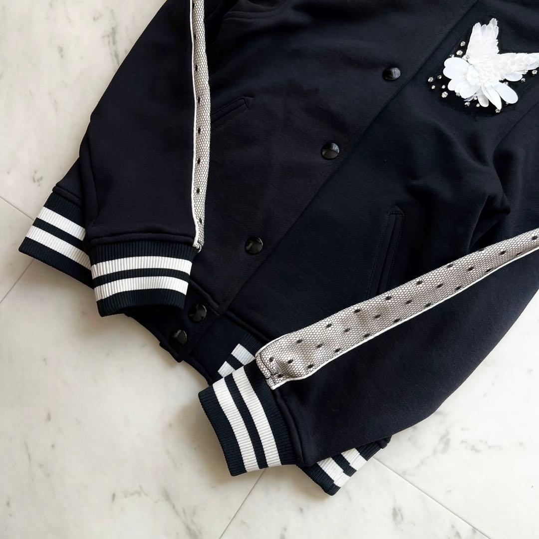 定価7万 RED VALENTINO ボンバージャケット サイドドットチュール