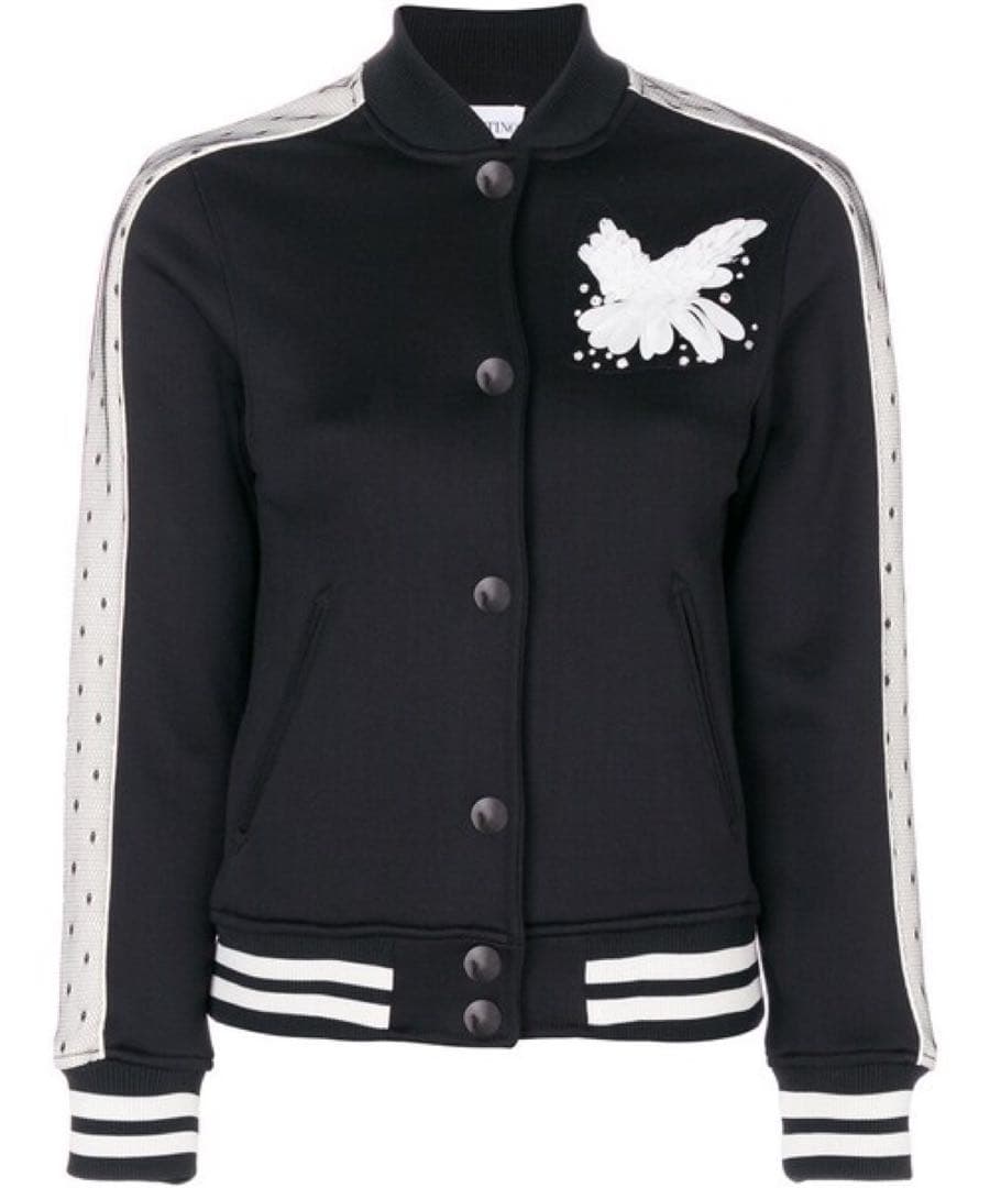 定価7万 RED VALENTINO ボンバージャケット サイドドットチュール