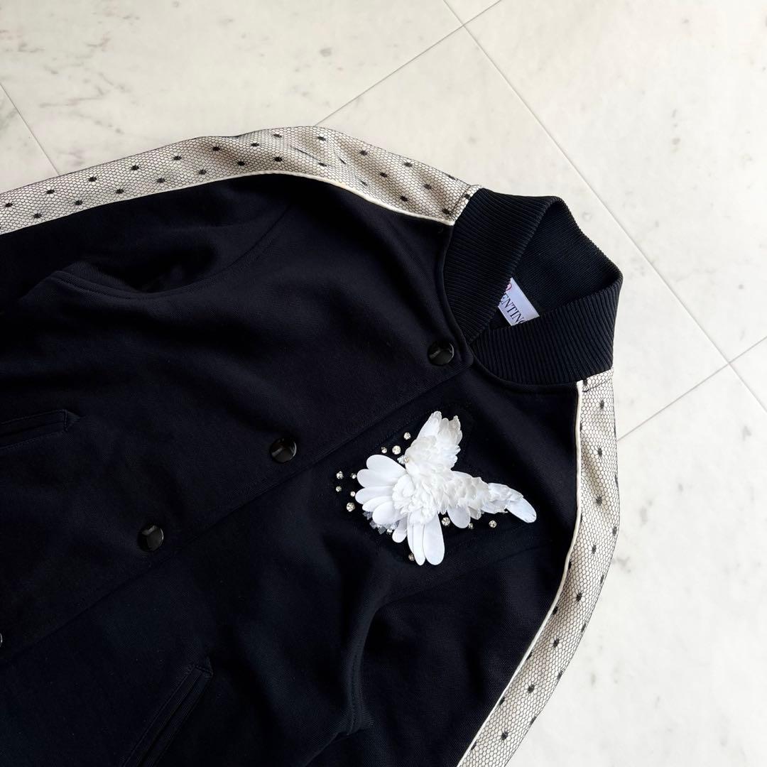 定価7万 RED VALENTINO ボンバージャケット サイドドットチュール