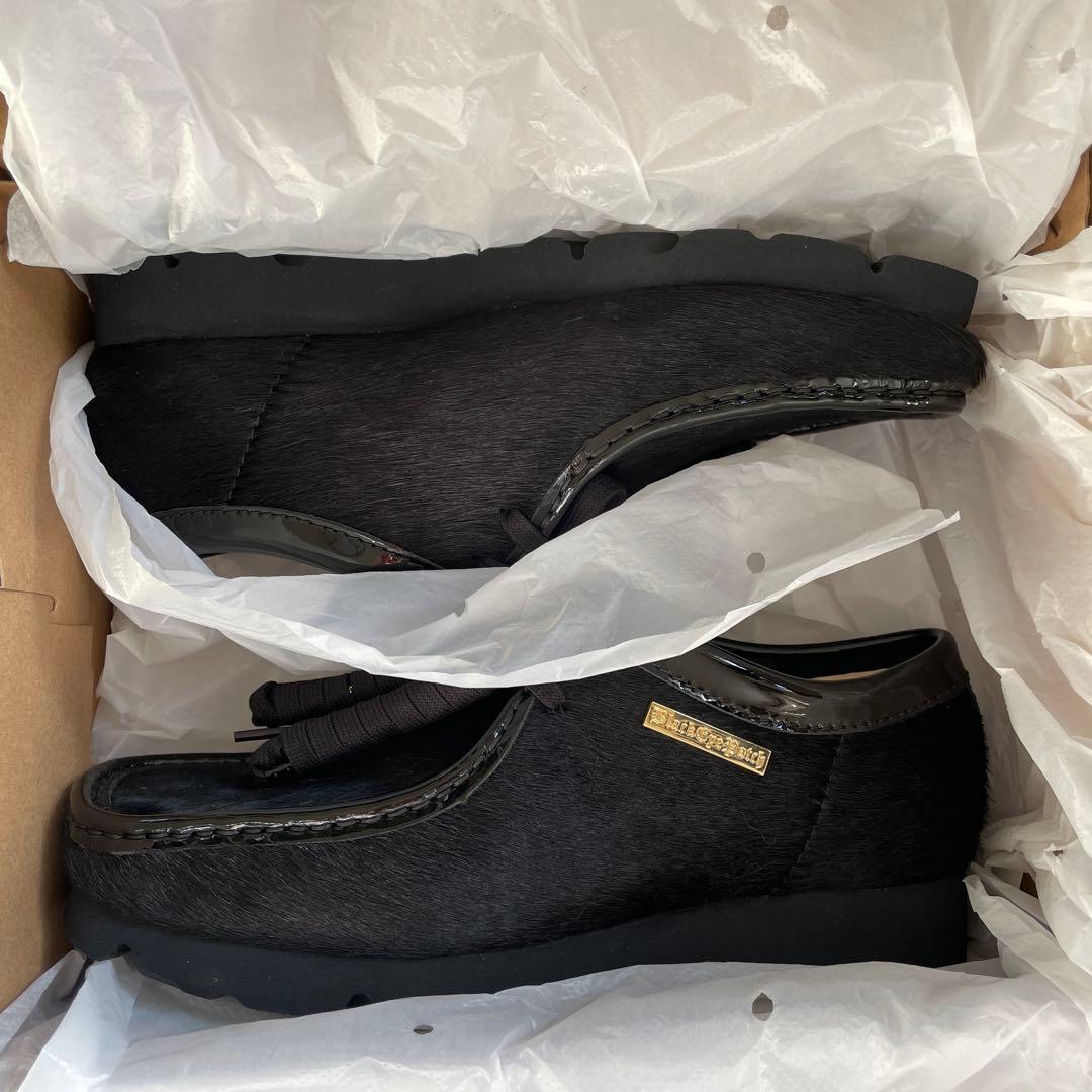 クラークス ワラビー ブラックアイパッチ アトモス