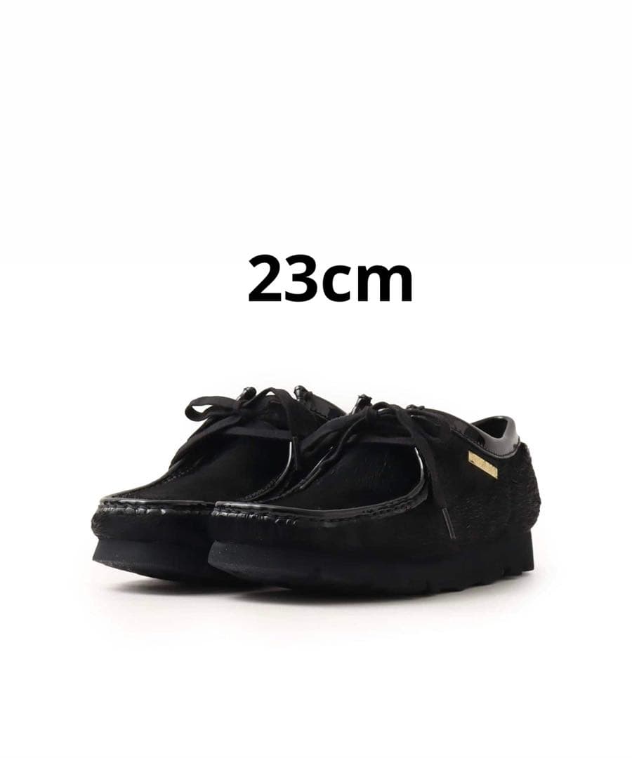 クラークス ワラビー ブラックアイパッチ アトモス