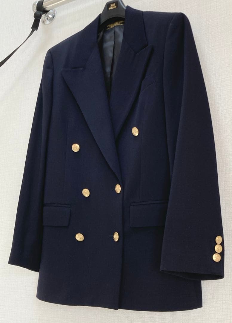 ブルックスブラザーズ 紺ブレ ジャケット 金ボタン ダブルブレストUSA製　新品