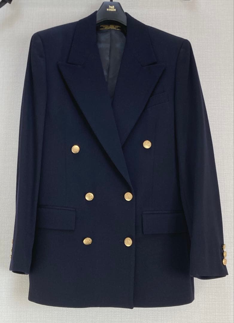 ブルックスブラザーズ 紺ブレ ジャケット 金ボタン ダブルブレストUSA製　新品