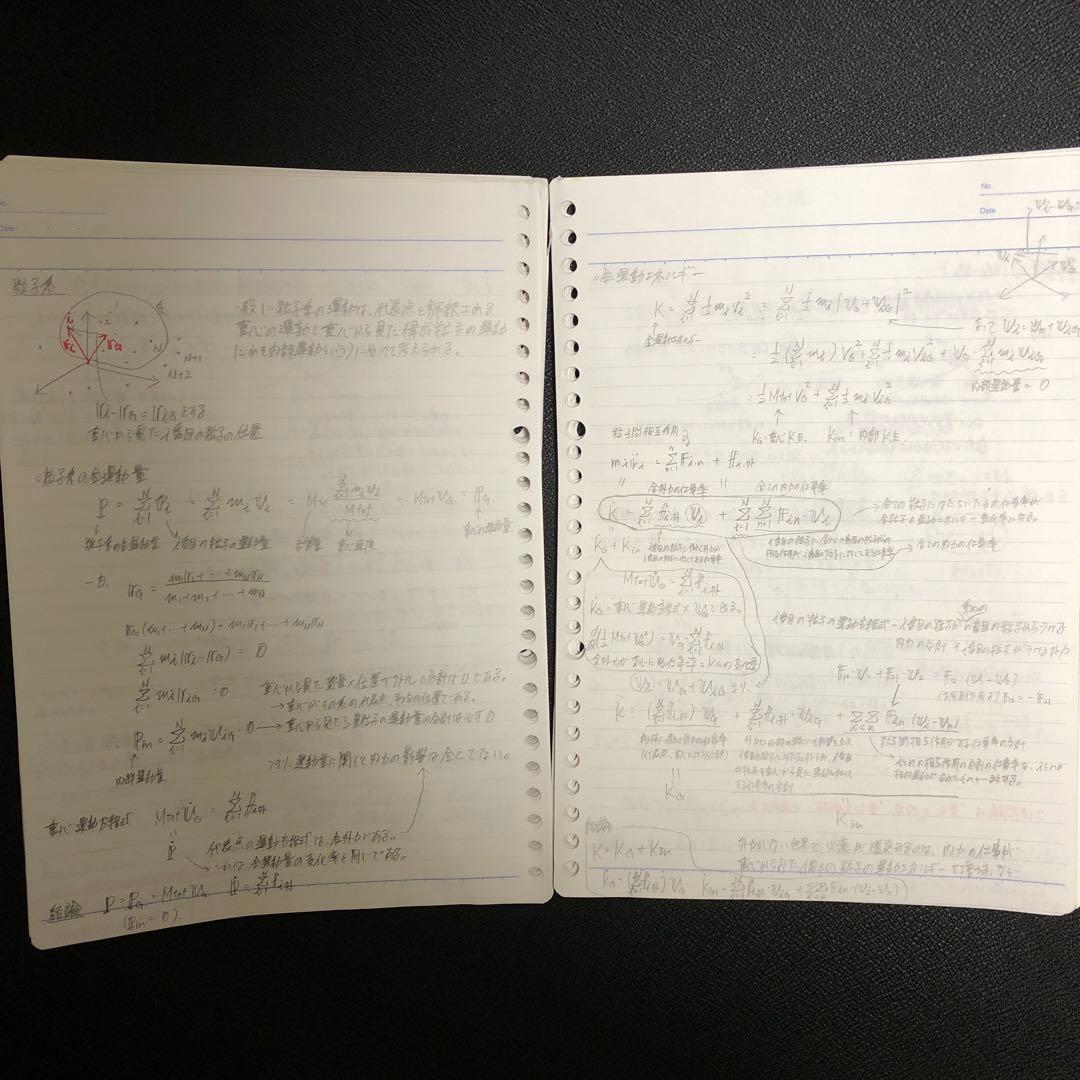 【原子分野を除く】東進 ハイレベル物理 テキスト類＋板書ノート類 苑田 尚之先生