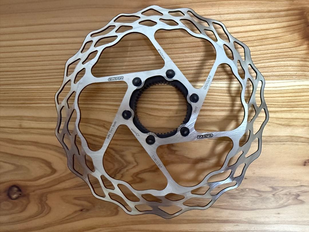 GALFER ディスクブレーキローター 160mm 140mm センターロック