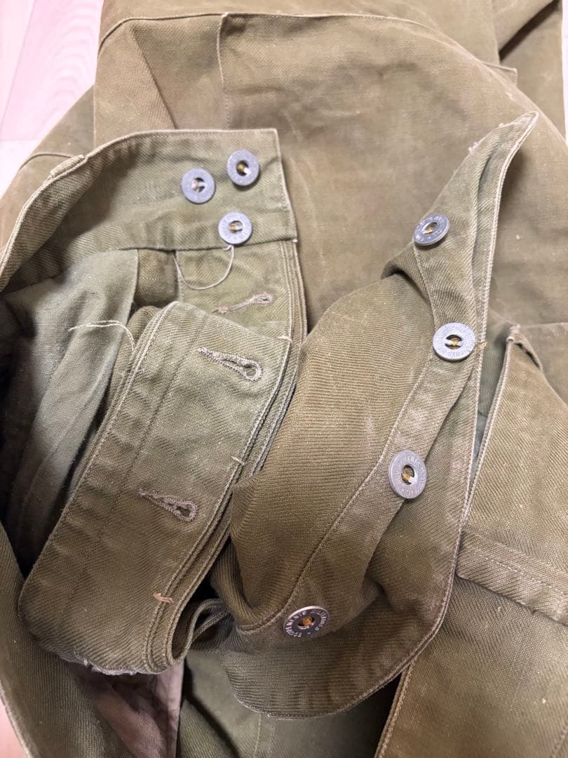 激レア　M47 前期型　カーゴパンツ　比翼 メタルボタン フランス軍　マルジェラ
