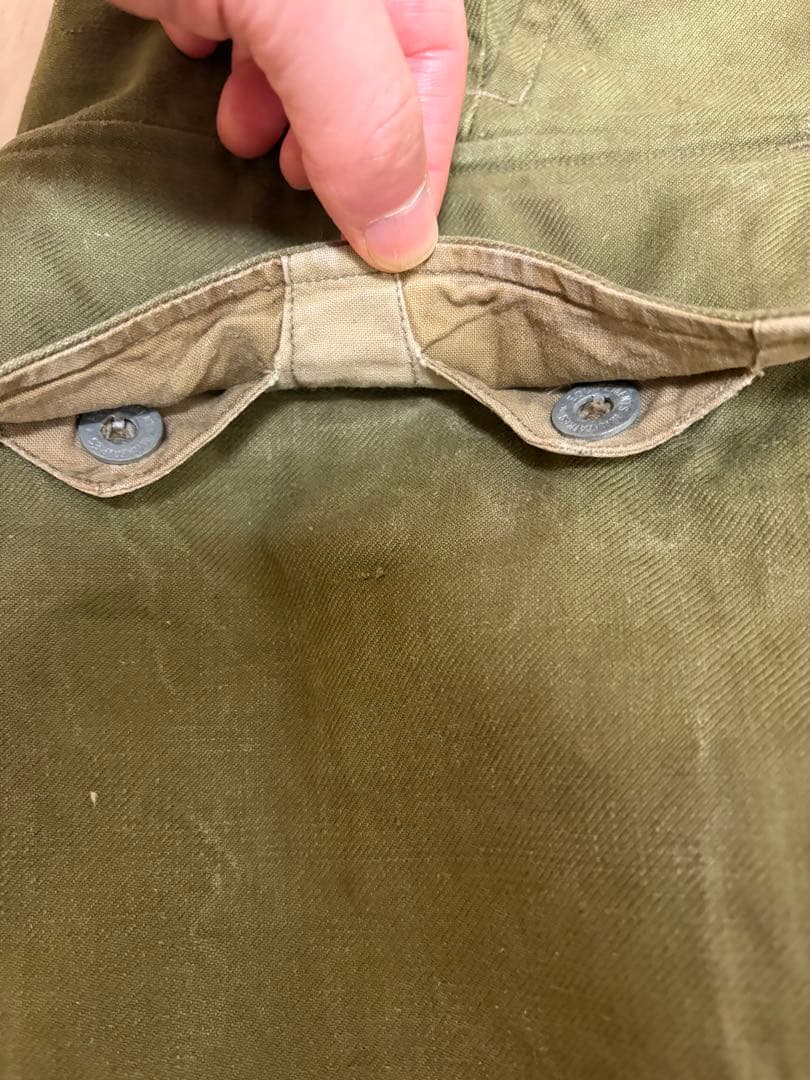 激レア　M47 前期型　カーゴパンツ　比翼 メタルボタン フランス軍　マルジェラ