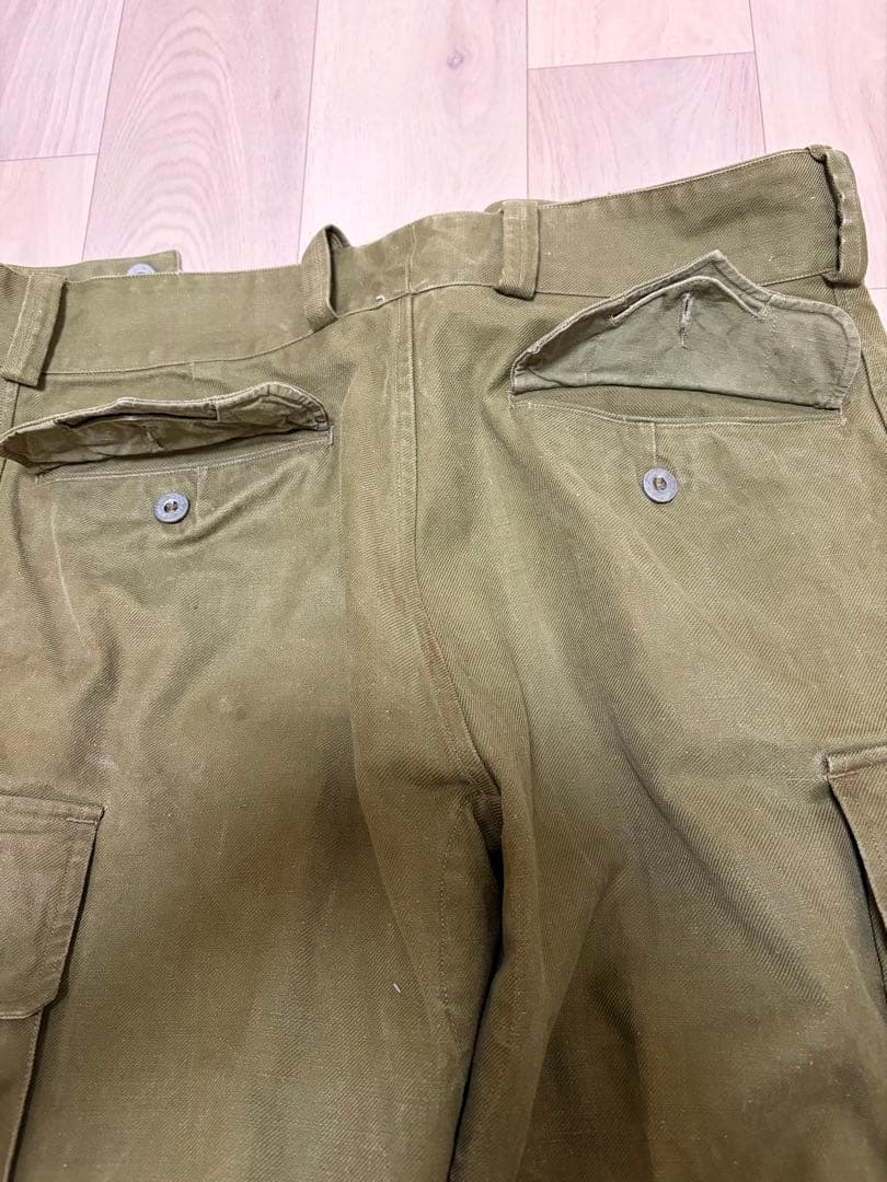 激レア　M47 前期型　カーゴパンツ　比翼 メタルボタン フランス軍　マルジェラ