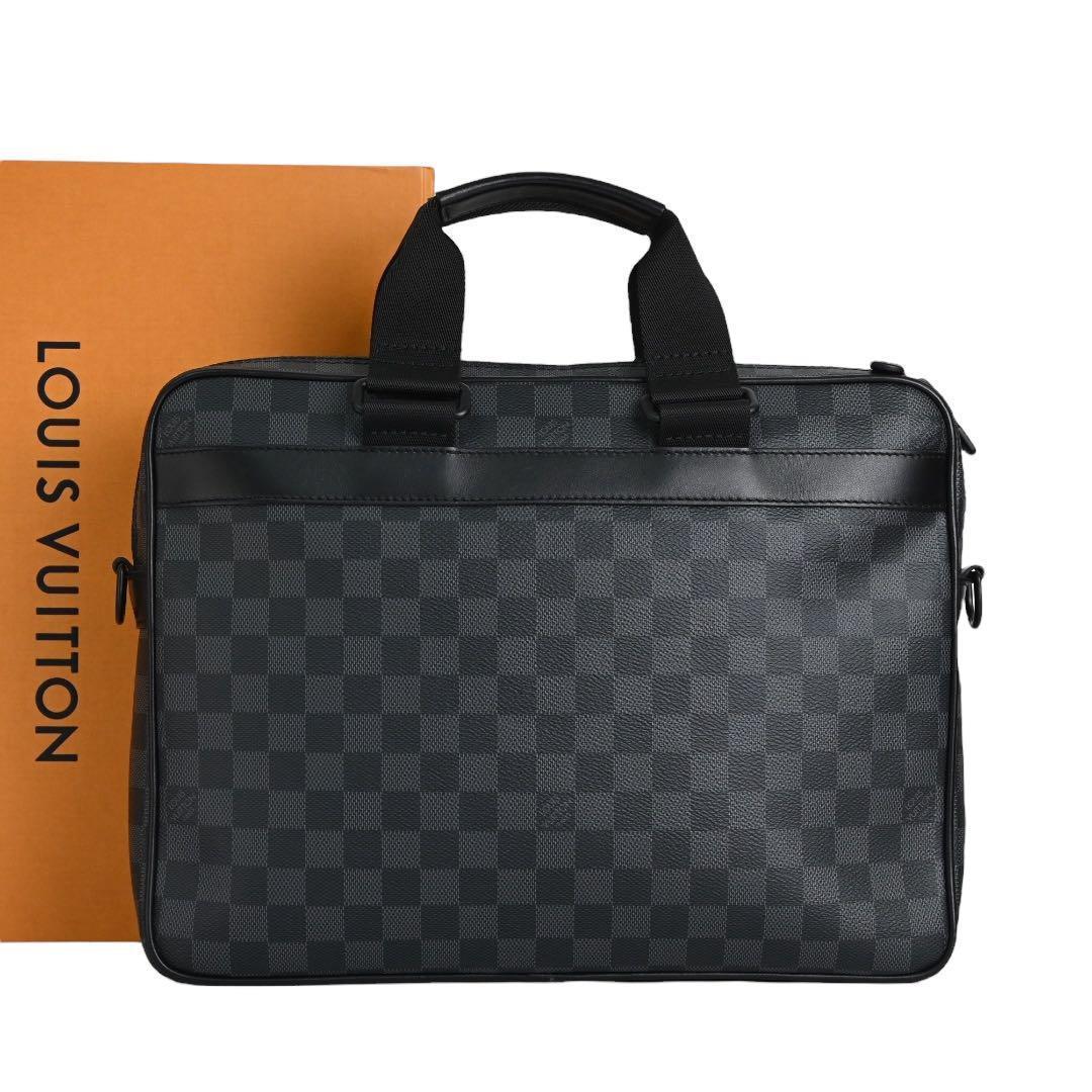【新品同様】ルイヴィトン　ユーティリティ　ダミエ　　トートバッグ　ビジネス　黒