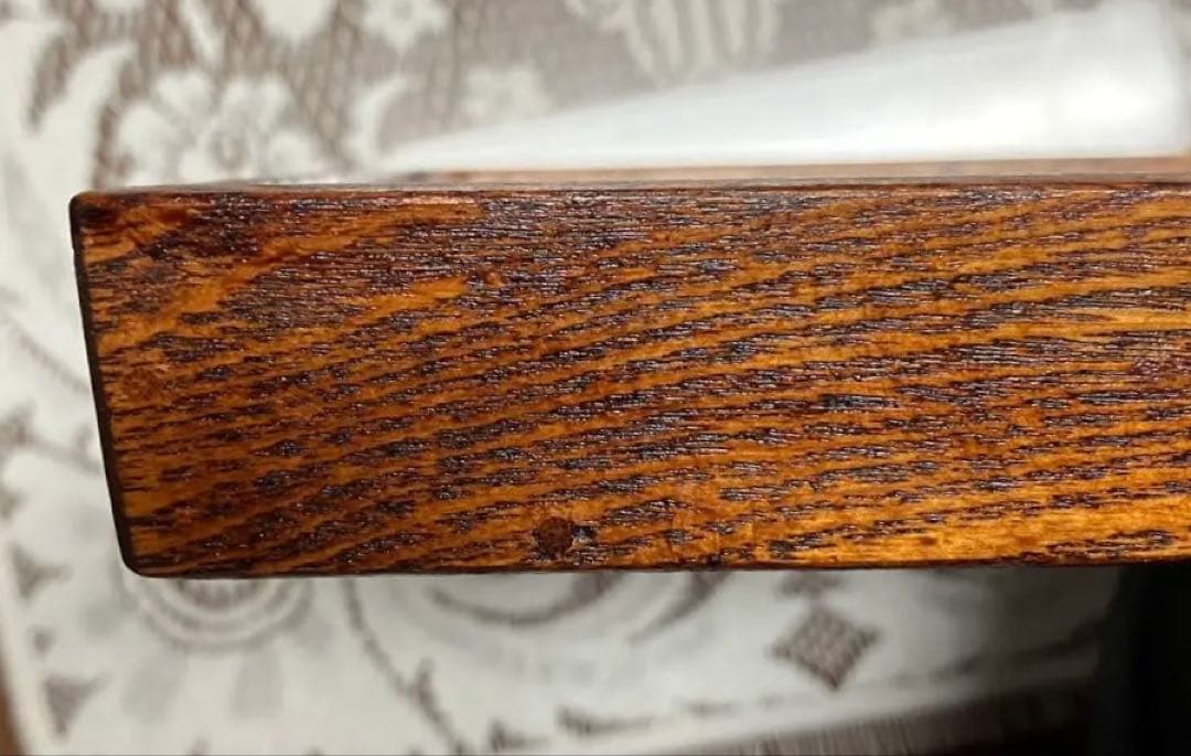 特別値下げ　稀少セン玉杢材　指物　角盆トレイ　約45cm×30cm