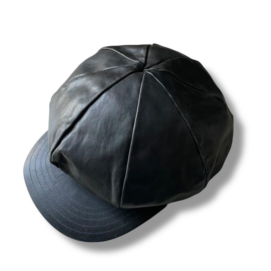 極上 ファーイースタン オイルレザー ホース キャスケット size 59cm