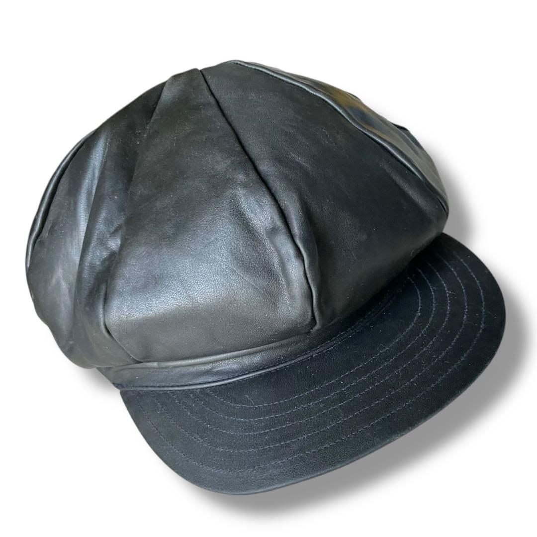 極上 ファーイースタン オイルレザー ホース キャスケット size 59cm