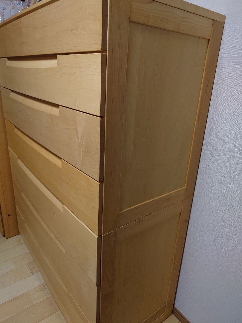 株式会社いまだ　メープル材 7段チェスト