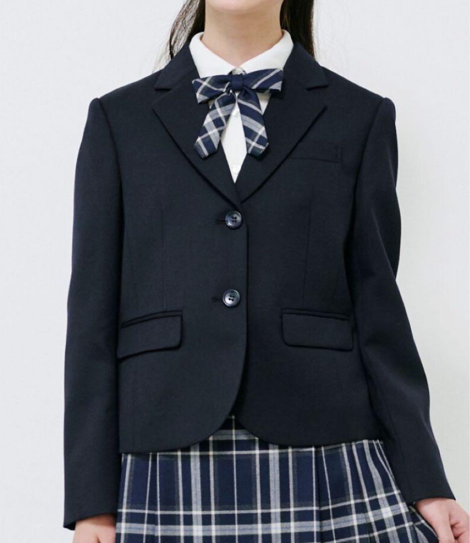 受験　面接　卒業式 CHOPIN ネイビー スーツ・ブレザーとシャツセット
