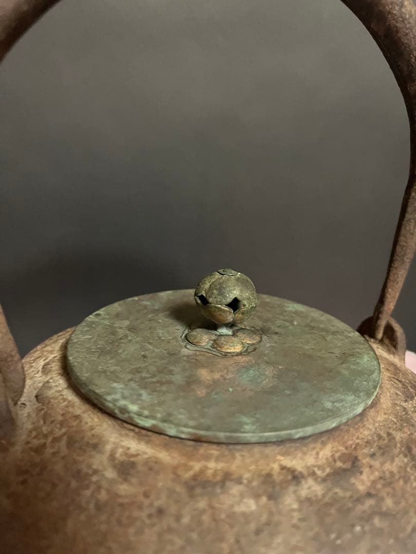 鉄瓶　古道具　古民具　茶道具　龍文堂