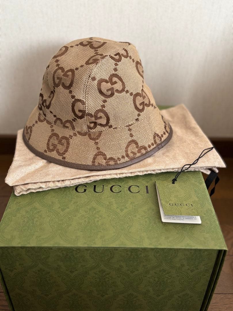 GUCCI バケットハット　ジャンボGG