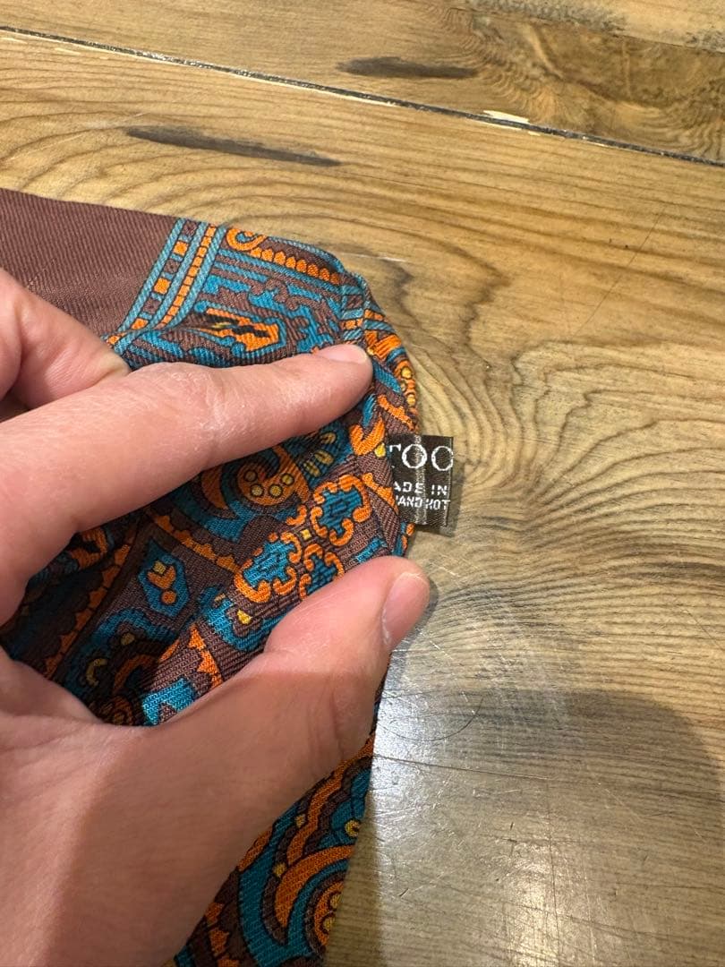 【ほぼ未使用】TOOTAL トゥータル　ストール　スカーフ　vintage