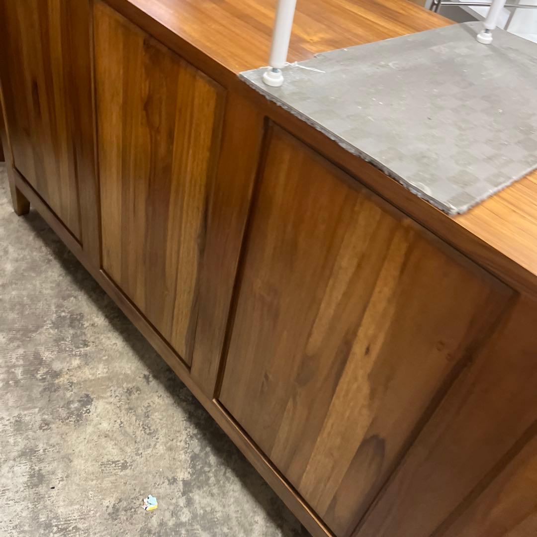 【チーク無垢材】◆ワイドチェスト◇雰囲気抜群◆程度良好！