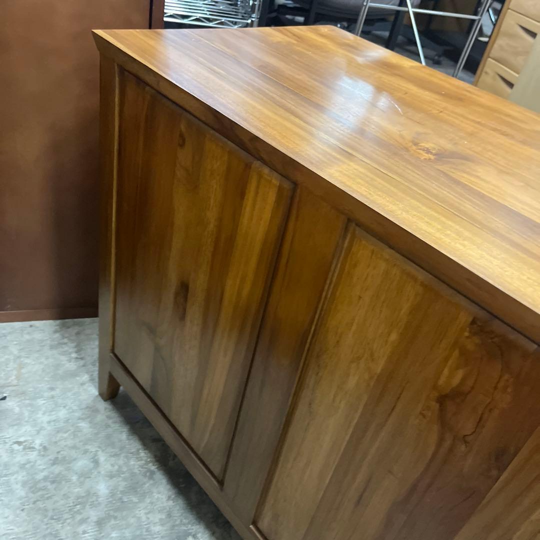 【チーク無垢材】◆ワイドチェスト◇雰囲気抜群◆程度良好！