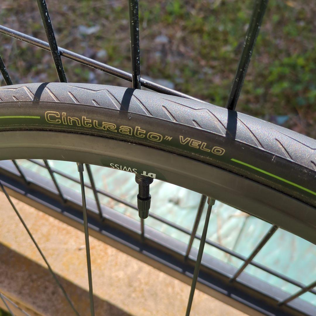 美品　DT Swiss　PR1400 ホイール タイヤ付き