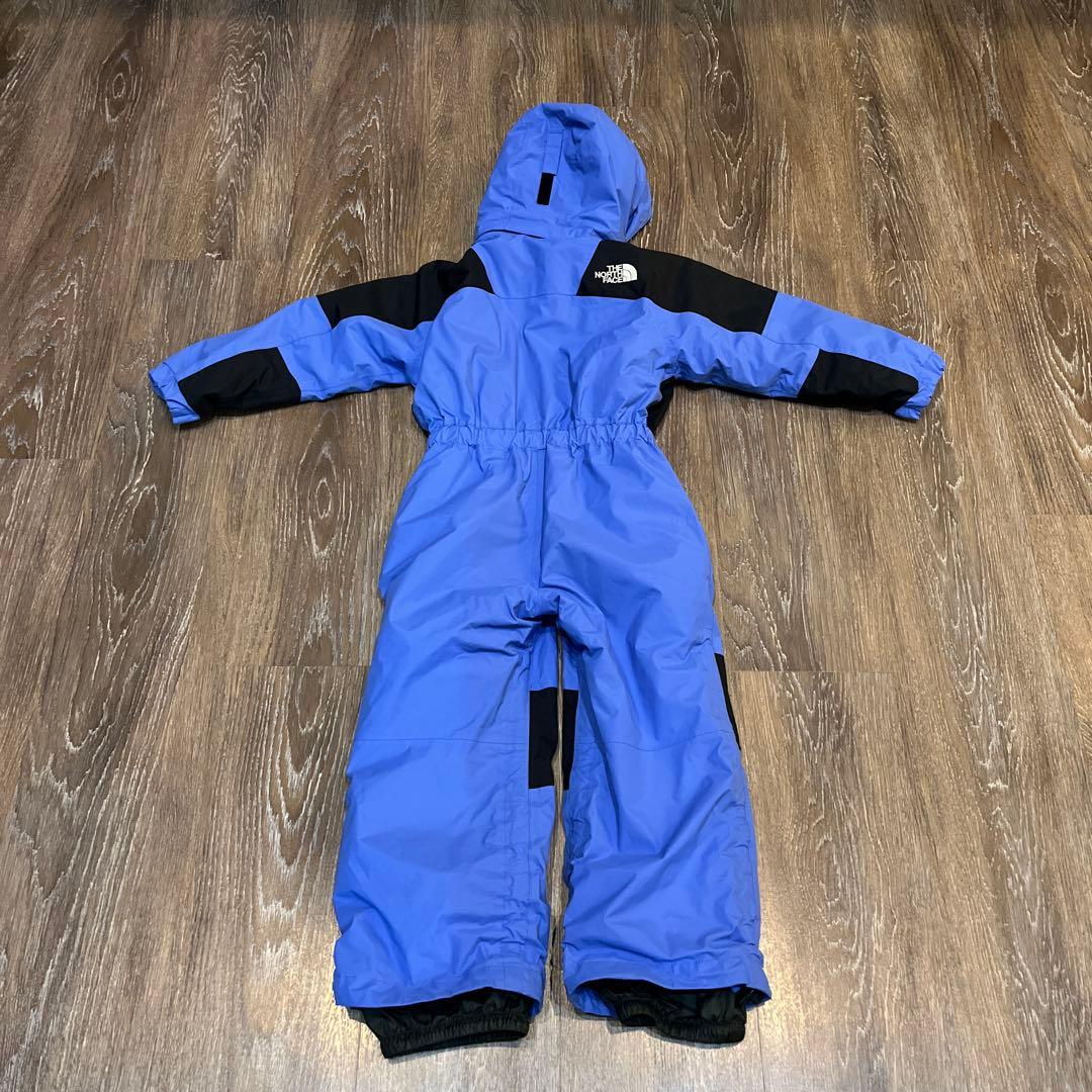 美品　ノースフェイス　スノーウェア 110ブルー 男の子　つなぎ　ワンピース