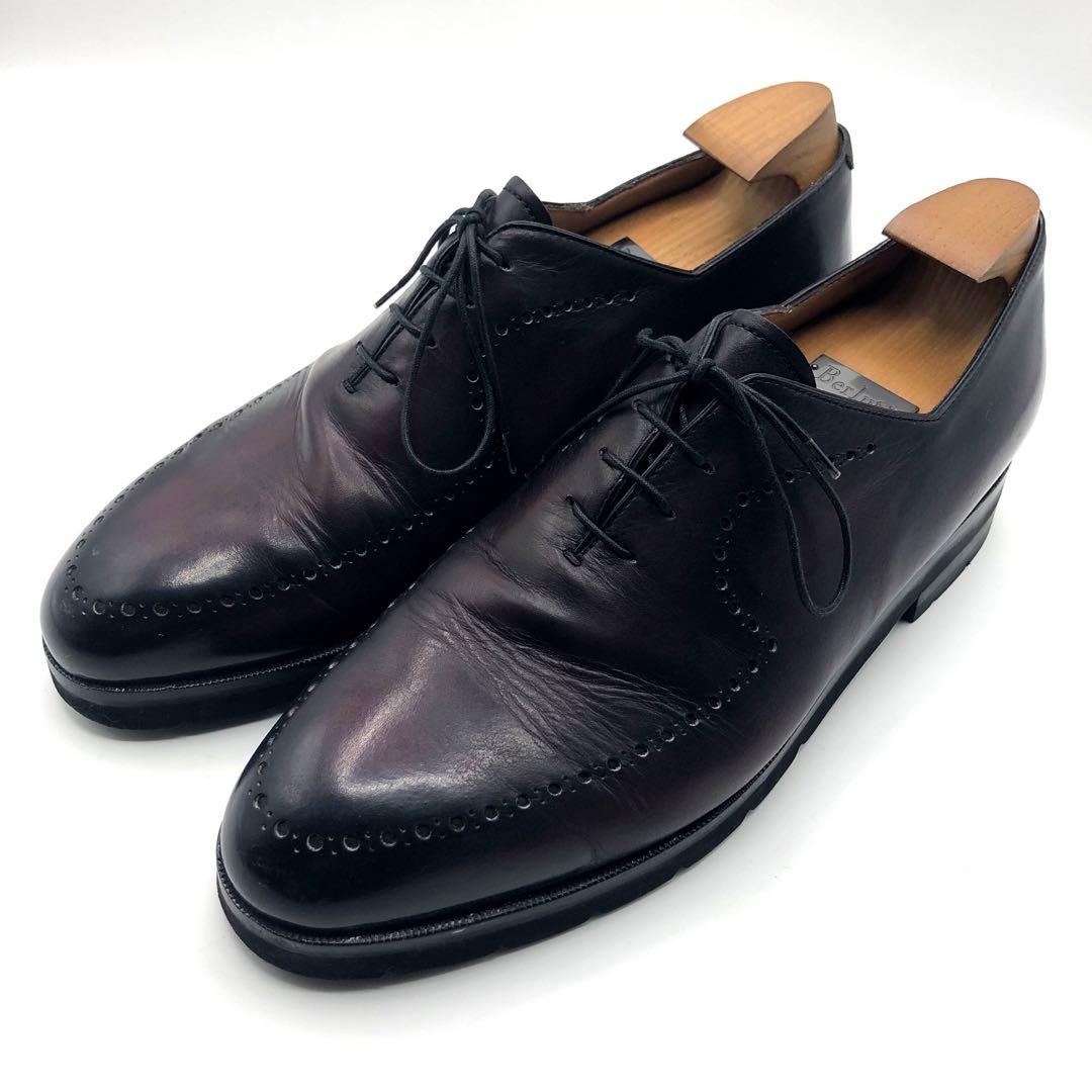 ★美品★ベルルッティ レザーシューズ 9 バーガンディ パープル