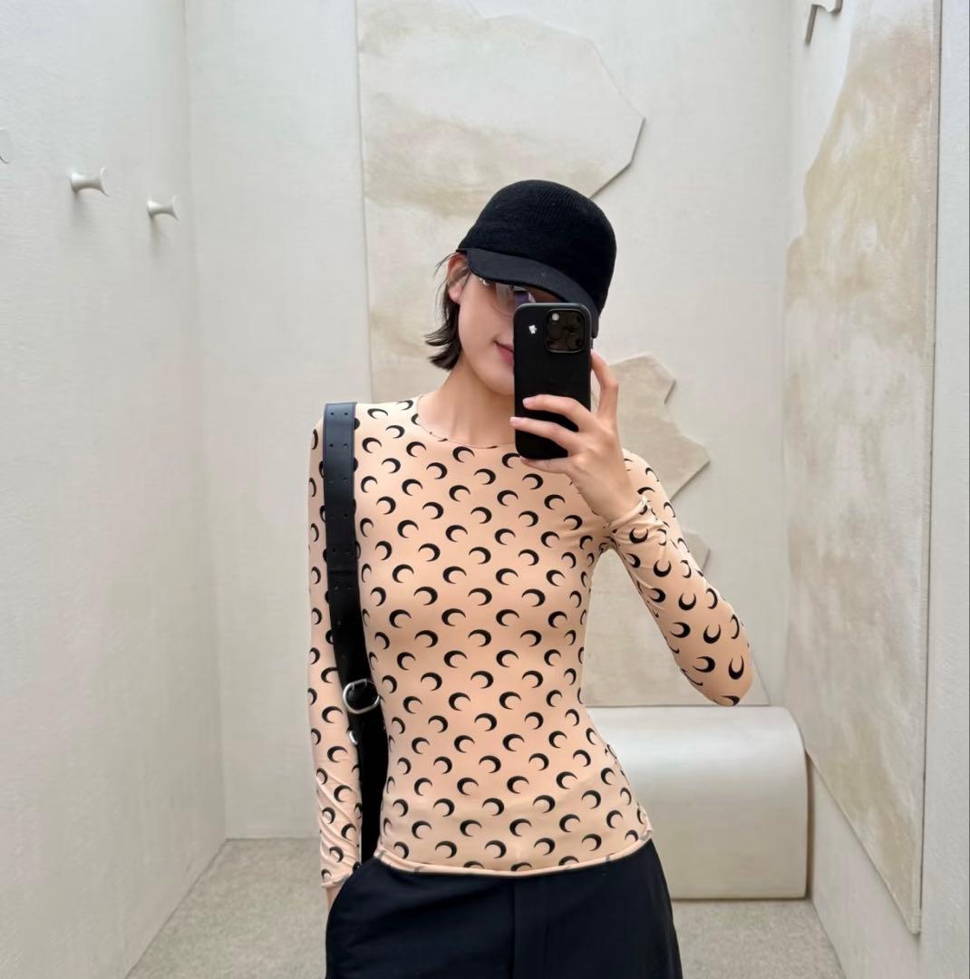 Marine Serre 月の模様 長袖トップス