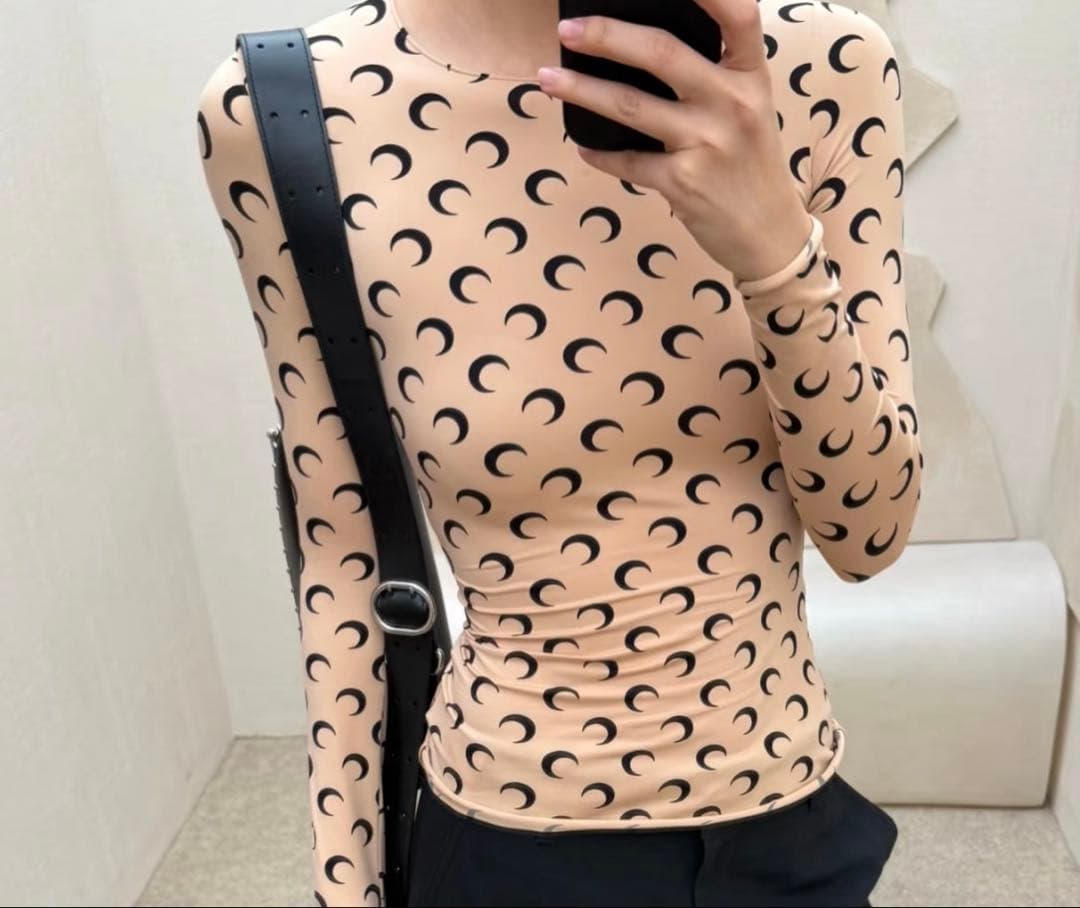 Marine Serre 月の模様 長袖トップス