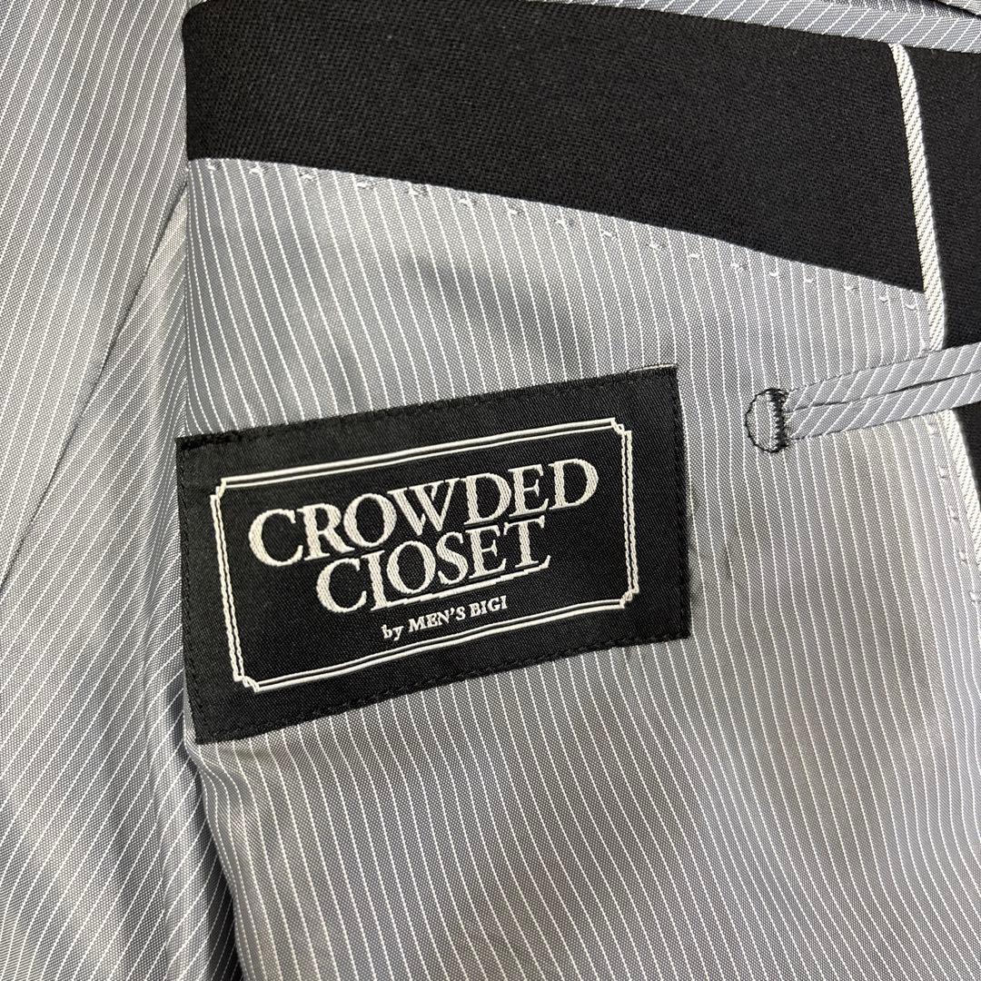 美品✨大きいサイズ LL相当 MEN'S BIGI ブラック無地 セットアップ