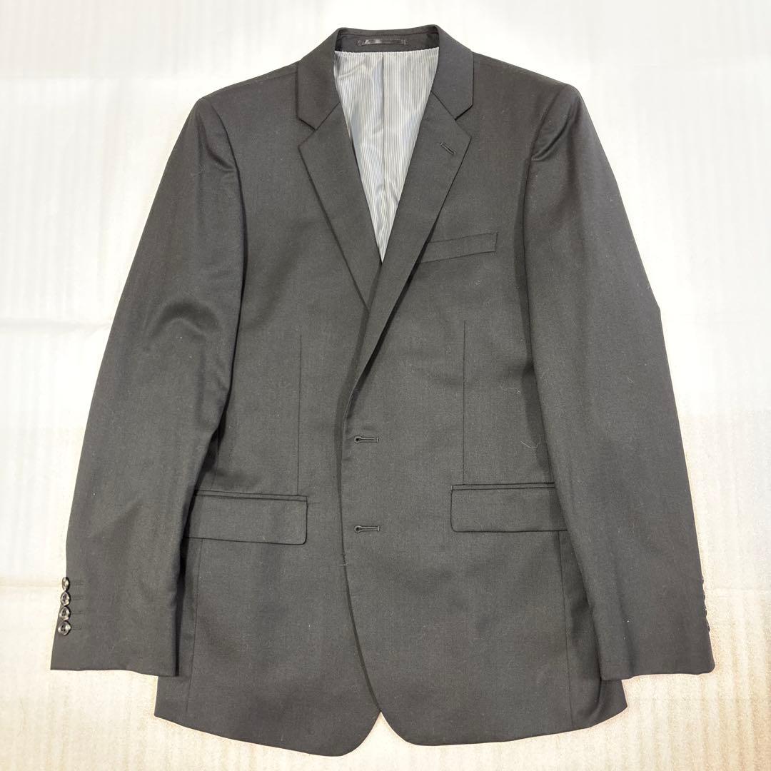 美品✨大きいサイズ LL相当 MEN'S BIGI ブラック無地 セットアップ