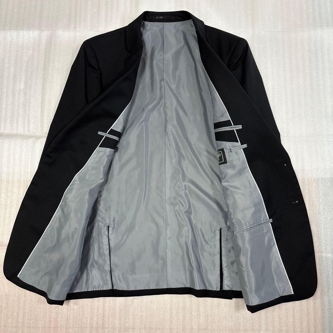 美品✨大きいサイズ LL相当 MEN'S BIGI ブラック無地 セットアップ