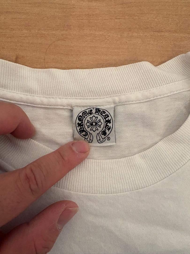 クロムハーツ　CHROME HEARTS ホワイト長袖カットソー　 Tシャツ