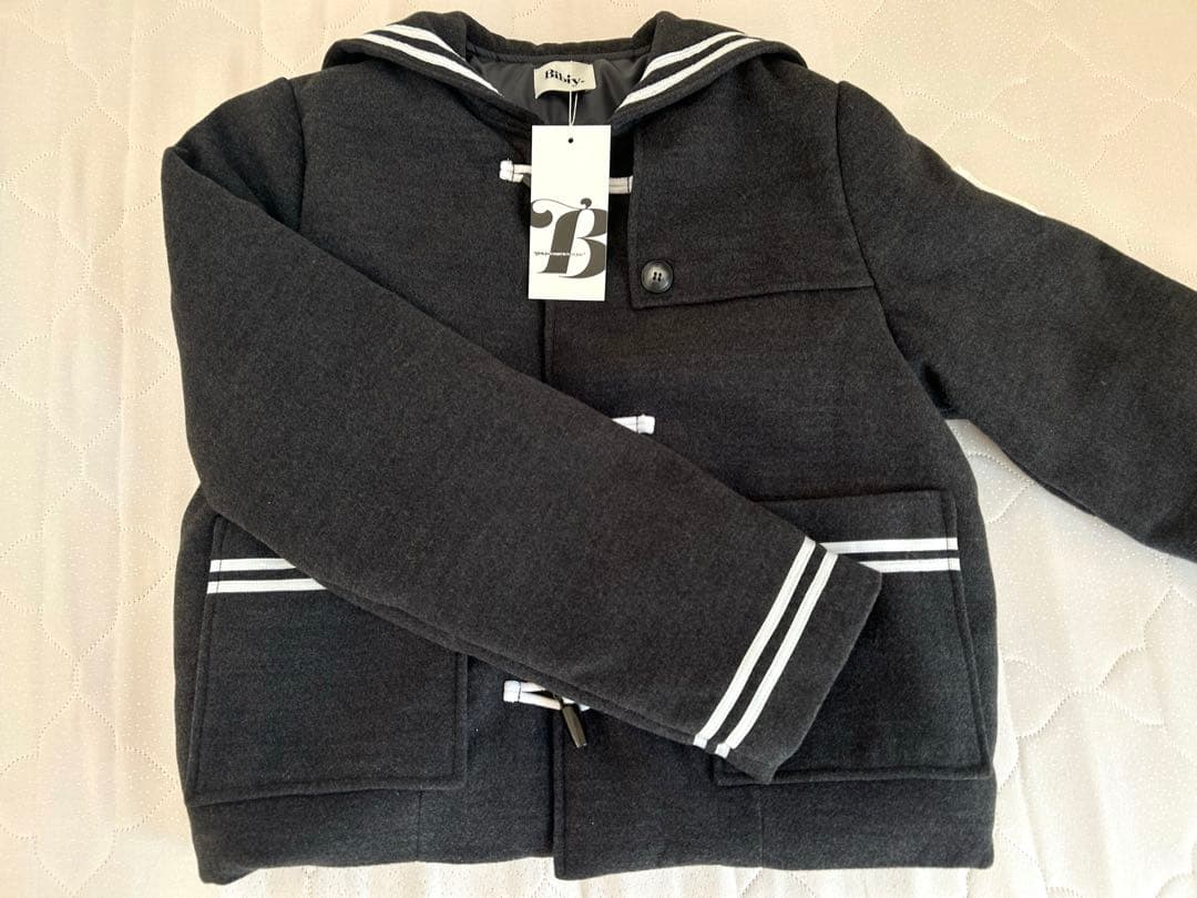 bibiy. CHARLENE SAILOR JACKET GRY タグ付き