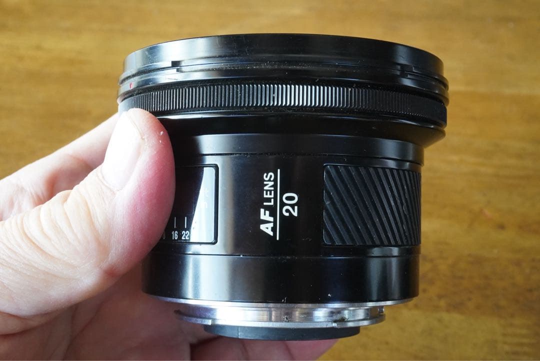 レンズ(単焦点) MINOLTA AF 20mmF2.8