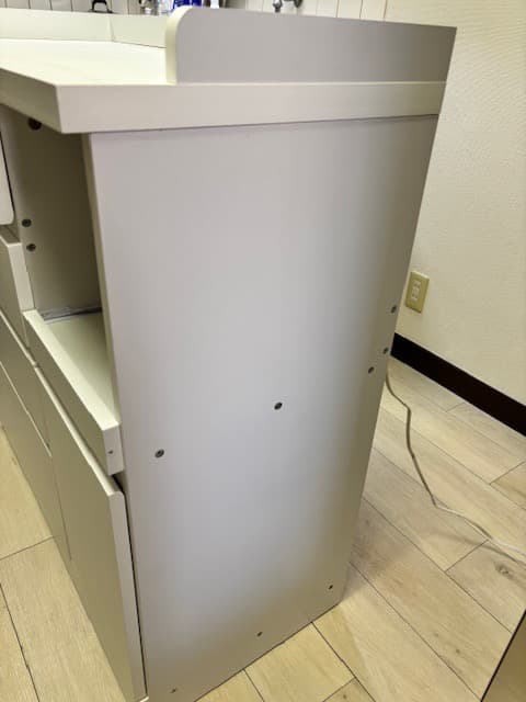 ニトリ　コンパクトキッチンカウンター (引き出しタイプ WH)