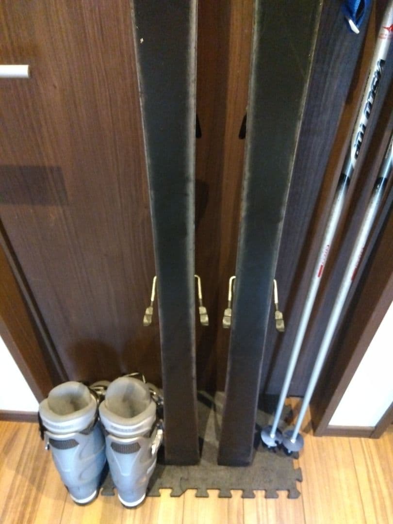 お買い得品❗️ELAN 男女兼用/スキーセット・メンテ・WAX済み✔