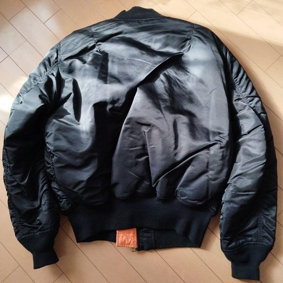 MA-1 フライトジャケット ブラックALPHA社