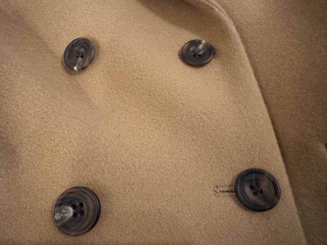 BORDERS at BALCONY ベージュ ダブルブレストジャケット