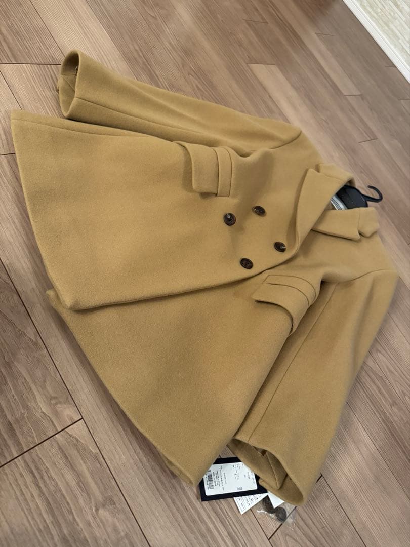 BORDERS at BALCONY ベージュ ダブルブレストジャケット