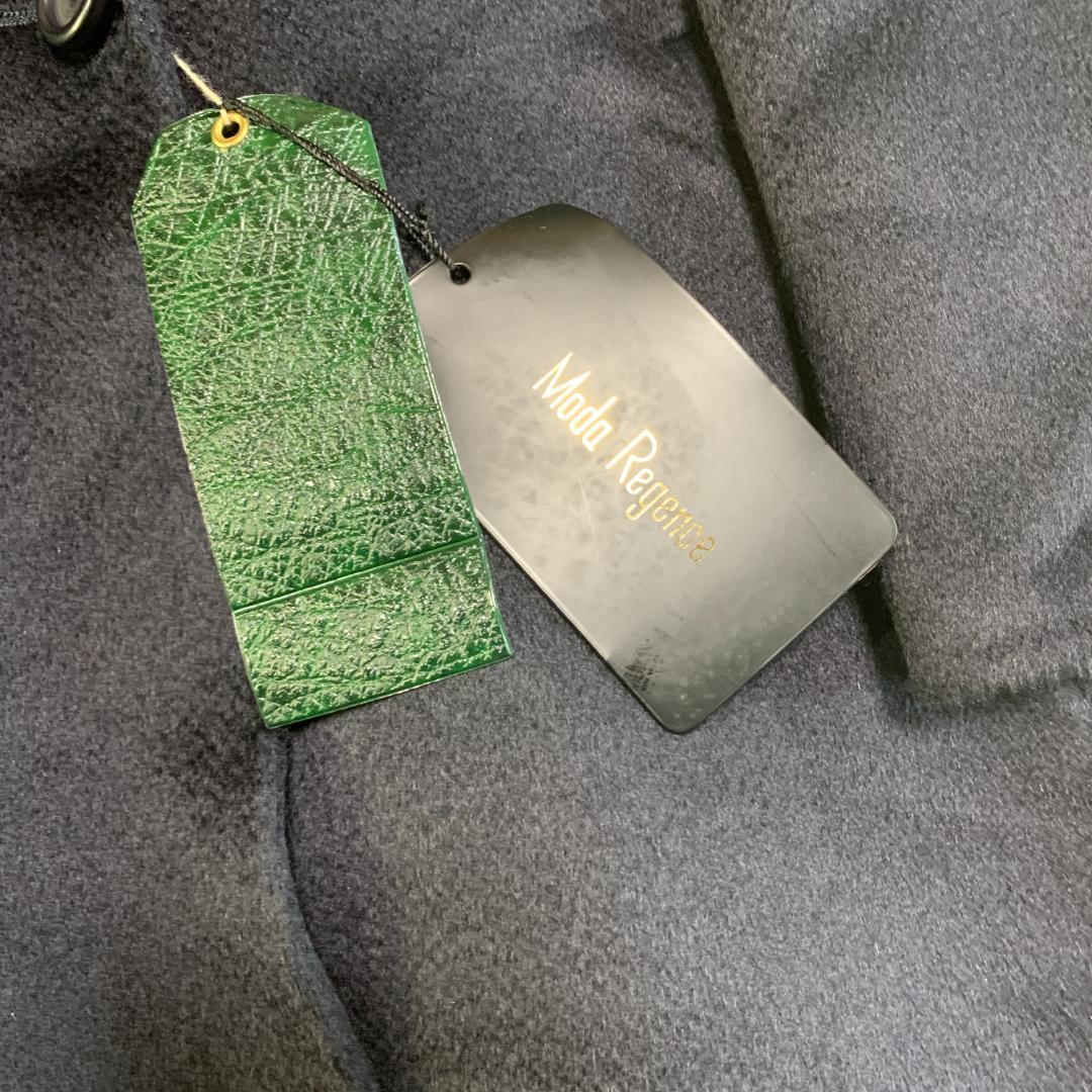 ロングコート カシミヤ PIACENZA 高級 タグ付き 黒 未使用級