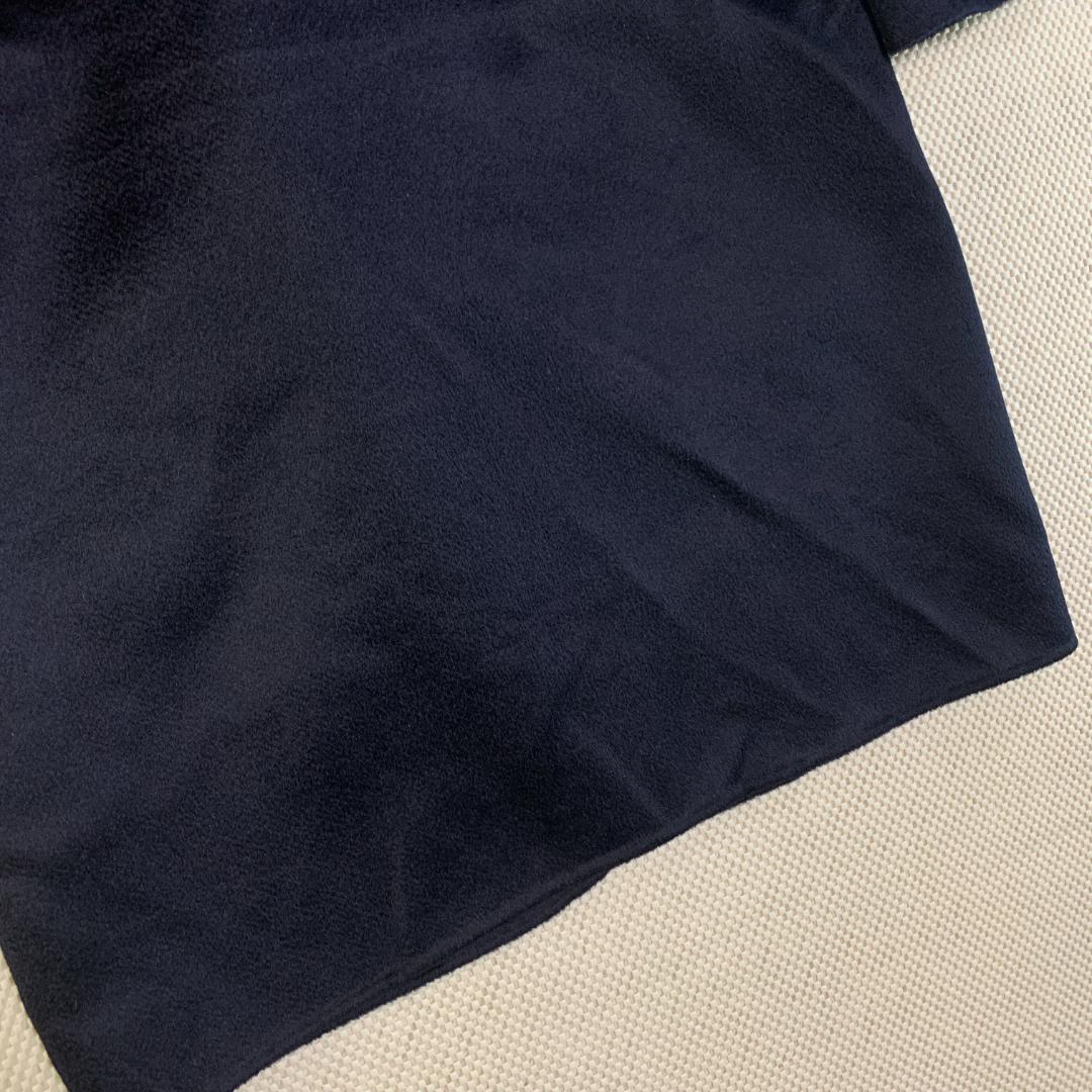 ロングコート カシミヤ PIACENZA 高級 タグ付き 黒 未使用級