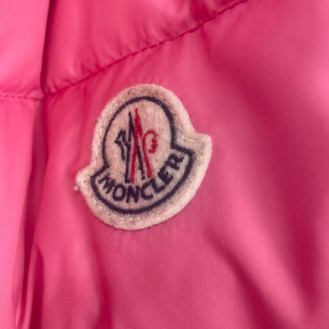 モンクレール ☆ MONCLER ダウン ベスト ピンク レディース １サイズ