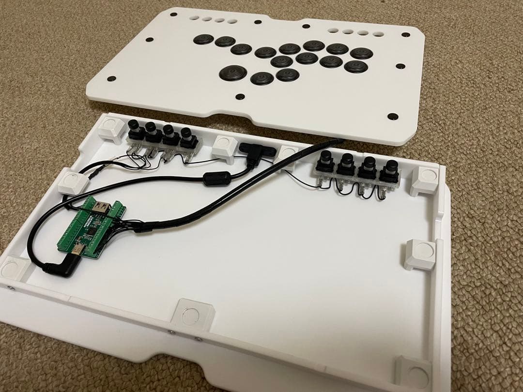 punkworkshop ULTRABOX ホワイト 天板カスタム ボタン増設