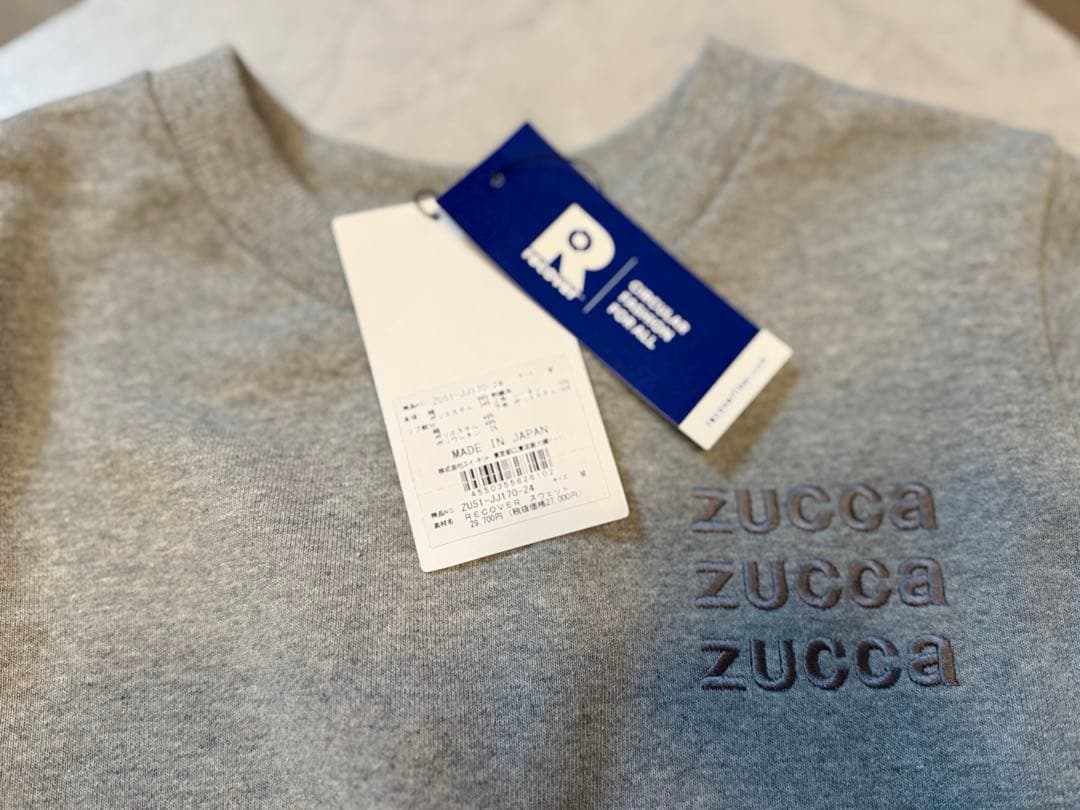 新品未使用タグ付・半額！【ZUCCa／RECOVER 】スウェット