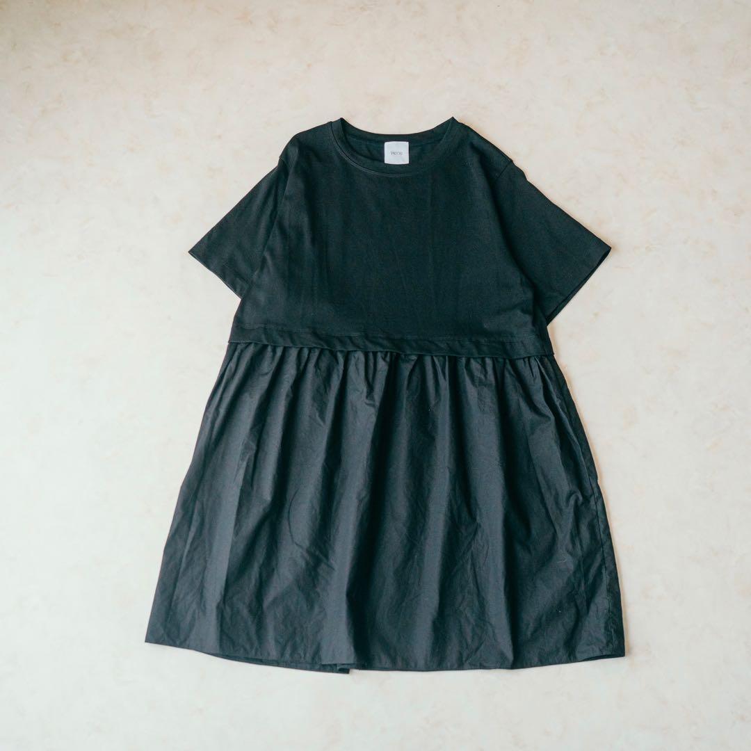 パトゥ PATOU 22SS バックロゴ　ワンピース　チュニック QRタグ 現行