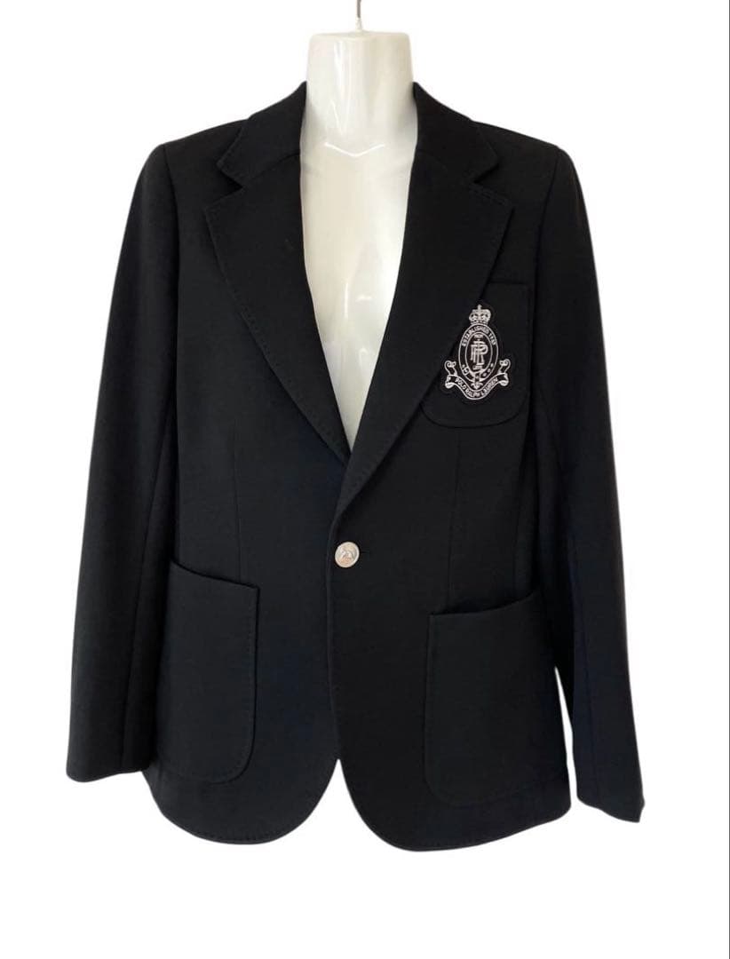 試着のみ美品⭐︎大人気⭐︎ラルフローレン⭐︎ロゴクレスト ニット ブレザー⭐︎現行